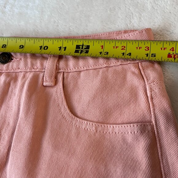 Sadie & Sage Pink Denim Raw Hem Skirt Size Medium - Picture 6 of 8